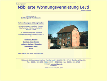 Tablet Screenshot of ferienwohnungen-duisburg-leutl.de